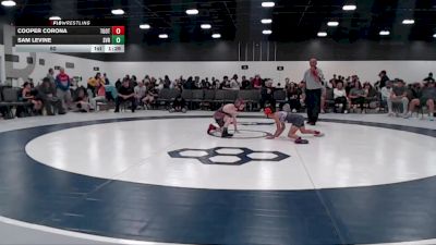 60 lbs Round 3 (6 Team) - Cooper Corona, Team Gotcha vs Sam Levine, Steel Valley Renegades Wrestling Club