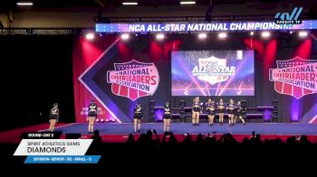 Spirit Athletics Gems - Diamonds [2025 L3 Senior - D2 - Small - C Day 2] 2025 NCA All-Star National Championship