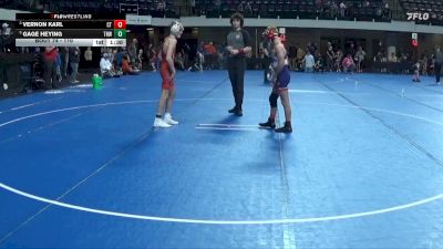 110 lbs 3rd Place Match - Gage Heying, THWC vs Vernon Karl, Crass Trained