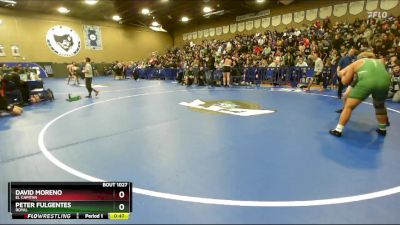 285 lbs Cons. Round 2 - Peter Fulgentes, Royal vs David Moreno, El Capitan
