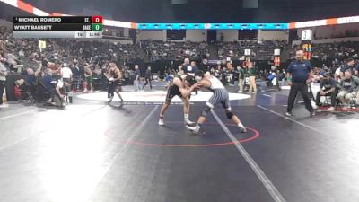 150 lbs Round Of 32 - Michael Romero, St. John Bosco (SS) vs Wyatt Bassett, Bakersfield (CS)