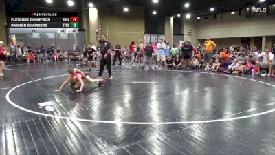95 lbs Round 1 (6 Team) - Kannon Chambers, The Factory Wrestling vs Fletcher Thompson, Rabbit WC