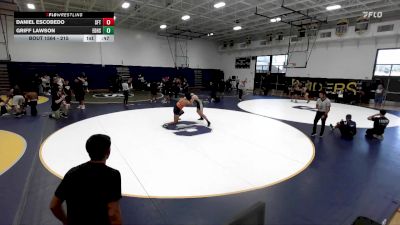 215 lbs Cons. Round 4 - Daniel Escobedo, Millikan vs Griff Lawson, El Dorado High School