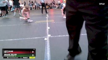 85 lbs Semis & 1st Wrestleback (8 Team) - Brodie Zeller, MO Outlaws Gold vs Jett Kline, LWA