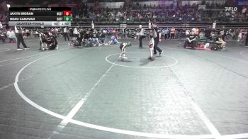 37 lbs Quarterfinal - Jaxyn Moran, Westwood vs Beau Canavan, South Plainfield