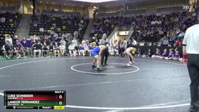 190 lbs Finals (1st & 3rd) - Luke Schneider, Alburnett vs Landon Fernandez, Don Bosco