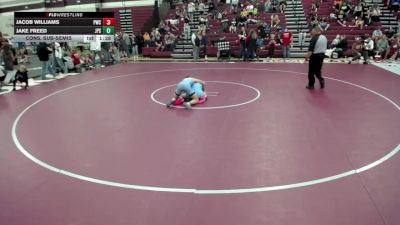 138 lbs Cons. Sub-semis - Jacob Williams, Pinnacle Wrestling Club vs Jake Freed, Jack Pine Savage