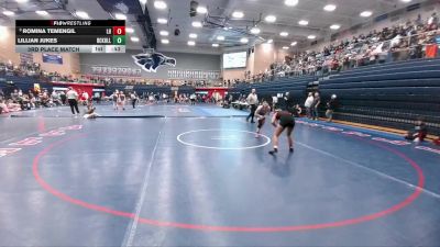 145 lbs 3rd Place Match - Romina Temengil, Richardson Lake Highlands vs Lillian Jukes, Prosper Rock Hill