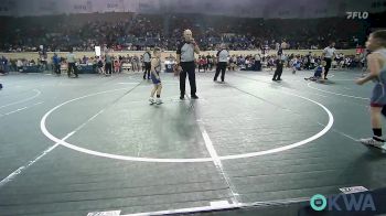 70 lbs Round Of 16 - Cohen Huckabay, Weatherford Youth Wrestling vs Noah Yates, Newcastle Youth Wrestling