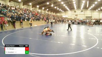 126 lbs Champ. Round 1 - Arturo Vargas, Cedar Valley vs Connor Knudsen, Timpanogos