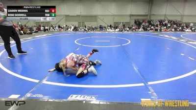 43 lbs Rr Rnd 3 - Zaiden Medina, Regulators 9U 1 vs Remi Norrell, Prime 9U