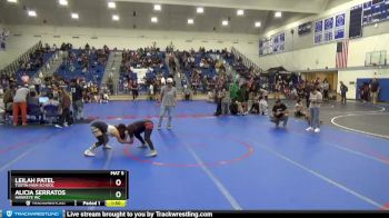 106 lbs Semifinal - Alicia Serratos, Hawkeye WC vs Leilah Patel, Tustin High School