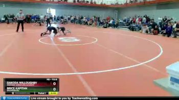 113 lbs Cons. Round 2 - Dakoda Willoughby, Redhawk Wrestling Academy vs Brice Kapitan, Brownsburg