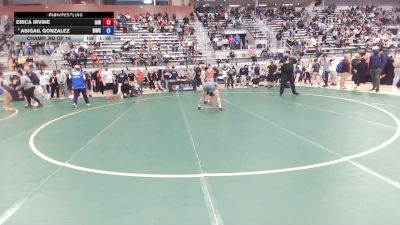 53 kg Champ. Rd Of 16 - Erica Irvine, Immortal Athletics WC vs Abigail Gonzalez, Miami Wrestling Club
