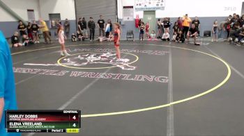 73 lbs Semifinal - Elena Vreeland, Alaska Battle Cats Wrestling Club vs Harley Dobbs, Interior Grappling Academy
