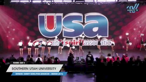 Southern Utah University - Varsity Song/Pom Advanced -- Medium (8-11) [2023 Varsity Song/Pom Advanced -- Medium (8-11) Day 3] 2023 USA Spirit & Junior Nationals/Collegiate Championships