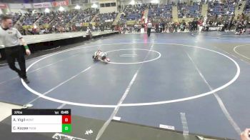37 lbs Quarterfinal - Anthony Vigil, Montrose Elite vs Colton Kazee, Pueblo County WC