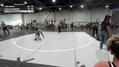 58 lbs Consi Of 8 #2 - Jude Garcia, NM Beast vs Noah Archibeque, Top Rank Hammers