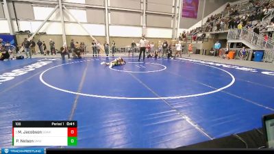 108 lbs Quarterfinal - Merrill Jacobson, Sons Of Atlas WC vs Peter Nelson, St. Maries WC