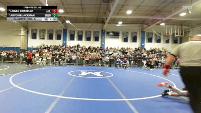 106 lbs Quarterfinal - Logan Costello, Ashland vs Antoine Jackman, Greater Lowell