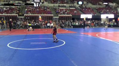 54 lbs Quarterfinal - Zander Enciso, Casper Wrestling Club vs Koburn Hoge, Fergus Wrestling Club