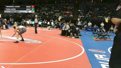 106 Class 2 lbs Cons. Semi - Marshall Boon, Chillicothe vs Boni Lopez, Cassville