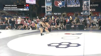94 lbs Cons. Sub-quarters - Michael Nicosia, Pennsylvania vs Donovan Johnson, Illinois