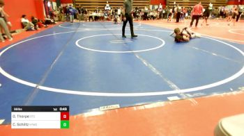 96 lbs Rr Rnd 4 - Gabriel Thorpe, Owasso Takedown Club vs Connor Schiltz, Verdigris Youth Wrestling