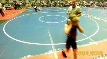 73 lbs Round Of 16 - Ariah Mills, Roundtree Wrestling Academy vs Zavier Olver, Mat Assassins