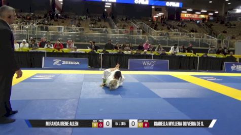 Isabella Myllena Oliveira De S. vs Miranda Irene Allen 2025 Pan Jiu Jitsu IBJJF Championship
