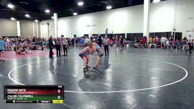 138 lbs Round 4 (8 Team) - Caleb Caldwell, Team STL Black vs Mason Nitz, Nebraska Heroes (B Team)