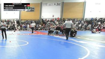 126 lbs Round Of 16 - Alaina Reynolds, Cranston West vs Casey Pietroniro, Plymouth