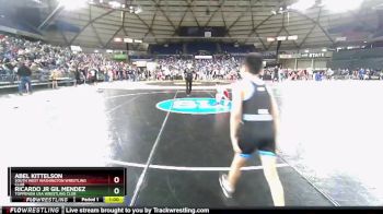 70 lbs Champ. Round 1 - Ricardo Jr Gil Mendez, Toppenish USA Wrestling Club vs Abel Kittelson, South West Washington Wrestling Club