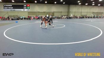 120 lbs Rr Rnd 3 - AJ Warren, Lost City Wrestling Club vs Lizzy Pryor, SOTM OK 7-12 2
