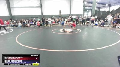113-120 lbs Quarterfinal - Benjamin Sommers, Outlaw Wrestling Club vs Diego Concepcion, Thurston County Wrestling Club