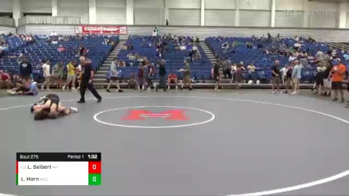 109 lbs Quarterfinal - Liston Seibert, Massillon Perry vs Layne Horn ...