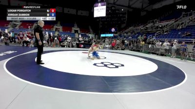 113 lbs Cons. Rd Of 64 - Logan Forgatch, NJ vs Jordan Zambon, MI