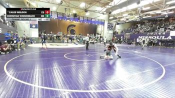 103 lbs Champ. Round 2 - Christian Wissenbach, Corvallis vs Caleb Weldon, Frenchtown
