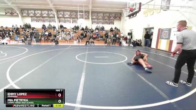 107 lbs 3rd Place Match - Emmy Lopez, Miyamura vs Mia Pietryka, Campo Verde High School