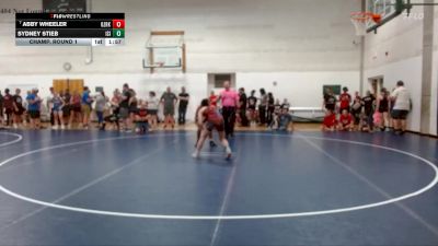 110-120 lbs Champ. Round 1 - Abby Wheeler, Ozark Wrestling Club vs Sydney Stieb, ISI