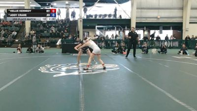 110 lbs 3rd Place Match - Addy Crane, John Carroll vs Kellie Kennedy, Otterbein