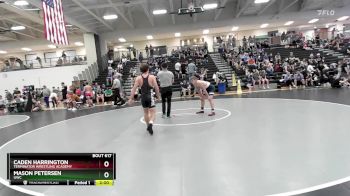 144 lbs Quarterfinal - Mason Petersen, UWC vs Caden Harrington, Terminator Wrestling Academy