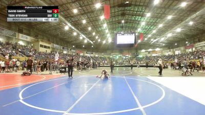 90 lbs Round Of 32 - David Smith, Pagosa Springs Middle School vs Teek Stevens, University Middle School