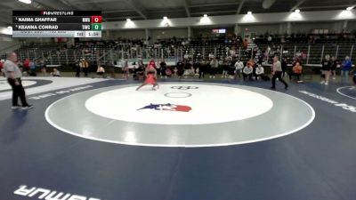 135 lbs Semis - Naima Ghaffar, M3 Wrestling Academy vs Keanna Conrad, Team Idaho Wrestling Club