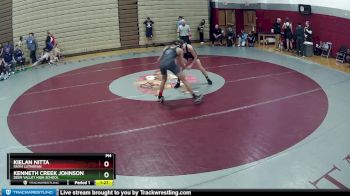 132 lbs Champ. Round 1 - Kielan Nitta, Faith Lutheran vs Kenneth Creek Johnson, Deer Valley High School