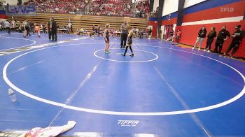61 lbs Rr Rnd 2 - Aurora Bearden, Skiatook Youth Wrestling vs Jayce Parks, Keystone Wrestling Club