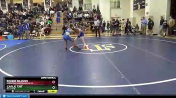 115 lbs Quarterfinal - Fisher Deason, American Christian Academy vs Carlie Tait, W. S. Neal