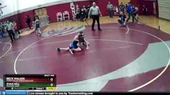 56-60 lbs Round 2 - Beck Walker, Moapa Valley Wrestling Club vs Evan Hill, Panther Club