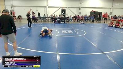 130 lbs 4th Wrestleback (16 Team) - Giovanni Magistrelli, Ohio Grey vs Alex Cole, Oklahoma Red