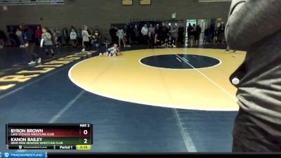 56 lbs Round 3 - Byron Brown, Lake Stevens Wrestling Club vs Kanon Bailey, Deer Park Ironman Wrestling Club